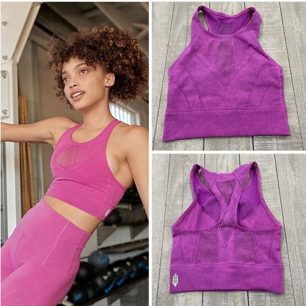 NWOT FREE PEOPLE RUNNING CROP